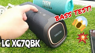 LG XBOOM XG7QBK 40Watts  Bass Sound Test😱🔥💯 [upl. by Gascony]