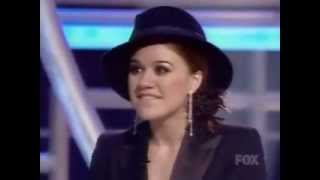 Kelly Clarkson  Natural Woman Live World Idol [upl. by Ellatsyrc193]