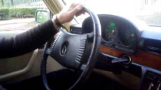 450SE W116 driving a Mercedes [upl. by Halland517]