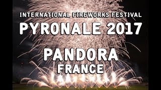 Pyronale 2017 Pandora Pyrotechnie  France  Feuerwerk [upl. by Nerro]