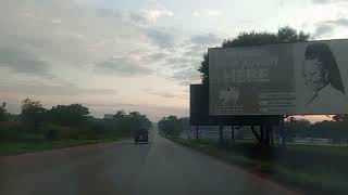 OCCASIONAL DRIVE FROM KITWE TO NDOLA ALONG DUAL CARRIAGEWAY IN MORNING TO WORK [upl. by Euginimod]