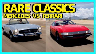 Forza Horizon 5  The Rare Classic Race Off  Ferrari VS MercedesBenz [upl. by Ileek]