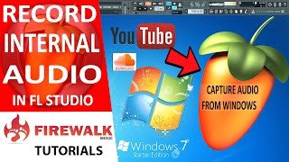 How to record internal audio with FL Studio Focusrite Saffire used in this example [upl. by Eilyac100]