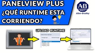 🔵✅PANELVIEW PLUS ¿CUÁL RUNTIME ESTA CORRIENDO [upl. by Ahsinoj]