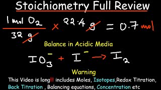 Stoichiometry full topic [upl. by Nesral]