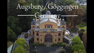 Kurhaus GöggingenAugsburg by drone [upl. by Bernj290]