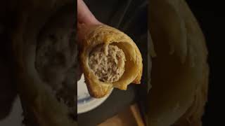 Sausage Roll review takeaway  Two Magpies Bakery Darsham [upl. by Annaear11]