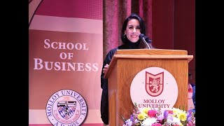 Estela Lugo Guest Speaker Molloy University  Winter 2024 Commencement [upl. by Doretta]