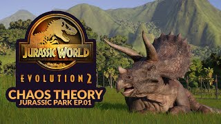 JURASSIC WORLD EVOLUTION 2  Chaos Theory  Jurassic Park Ep 01 [upl. by Rudolf32]