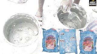 how to mix first coat screeding gash cement with J K water proof [upl. by Gnohp]