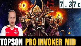 🤯 TOPSON INVOKER MID 737B  DOTA 2 HIGHEST MMR MATCH dota2 dota2gameplay topson [upl. by Encrata749]