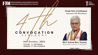 4th Convocation FDDI HYDERABAD [upl. by Labotsirc]