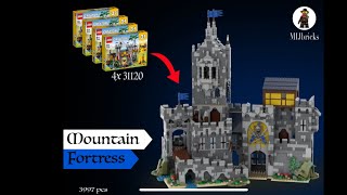 Mountain Fortress 4x 31120 Alternative Build [upl. by Harwill]