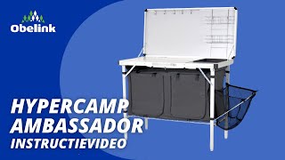 Hypercamp Ambassador Campingkeuken  Instructievideo  Obelink [upl. by Anilegna]