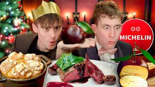 Brits try Michelin Star Christmas Dinner [upl. by Kinnon141]