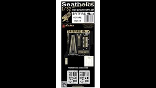 HGW seatbelt set for Kotare 132 Spitfire MK1a [upl. by Alorac]