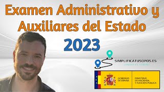 🔴 Directo PostExamen  ADMINISTRATIVO y AUXILIAR de la AGE 2023 🔥 [upl. by Aylsworth]