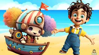 Row Row Row Your Boat Song  Toddler Nursery Song  Tiny Tots Tv Nursery Rhymes And Songs For Kids [upl. by Cuthburt]