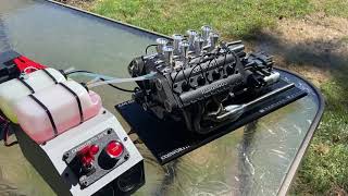 13 scale Cosworth DFV V8 engine “Turn up the volume” [upl. by Etteniuqna665]