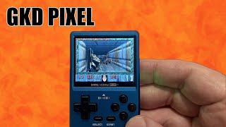 GKD Pixel Handheld Review and Gameplay [upl. by Ynohtona]