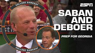 Kalen DeBoer is CONFIDENT in Alabamas CONSISTENT PREPERATION for Georgia  College GameDay [upl. by Sumetra944]