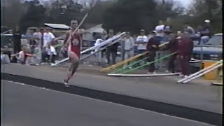 Johnathan Henley Orangefield Pole Vaults 173quot at Nederland Bulldog Relays [upl. by Adnolehs649]