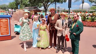 EPCOT Center Dapper Day Spring 2019  World Showcase amp Future World Dress To Impress Event [upl. by Pardo787]