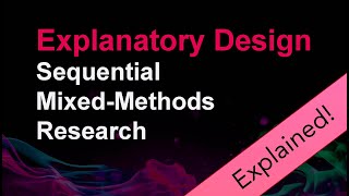 Explanatory Design  Mixed Methods Explained [upl. by Ecinreb]