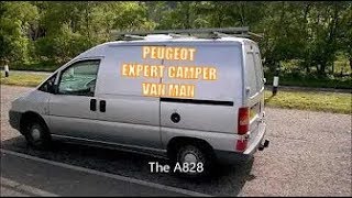 Peugeot expert camper van mini tour of Scotland [upl. by Chinua]