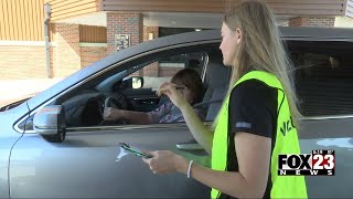 Video Broken Arrow Senior Center holds free Carfit event to help improve safety for drivers [upl. by Arymas251]