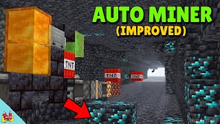 Auto Mining Machine for Minecraft  Best way to find Diamonds Tunnel Bore [upl. by Chloe]