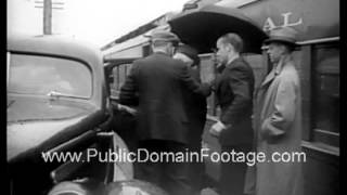 John D Rockefeller at 97 years old 1936 archival public domain stock footage [upl. by Iohk]