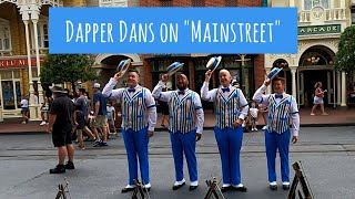 Dapper Dans on Mainstreet USA in the Magic Kingdomdapperdansmagicalkingdommainstreetdisney [upl. by Enert]