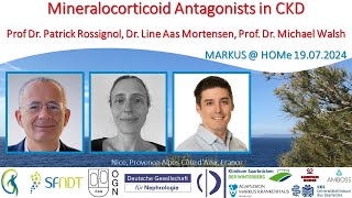 Mineralocorticoid Antagonists in CKD  Prof P Rossignol Dr L A Mortensen Prof M Walsh [upl. by Nwahshar]