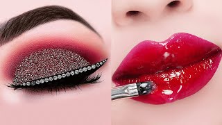 LIPS amp EYE MAKEUP COMPILATION  Beauty Tips For Every Girls  Makeups Inspiration [upl. by Nivloc]