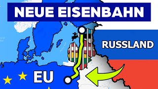 Die EU baut eine 58 Mrd Euro teure Bahnstrecke zur Sicherung Europas [upl. by Ennazor]