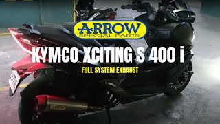 Kymco Xciting S 400i  Arrow Full System [upl. by Jabez]