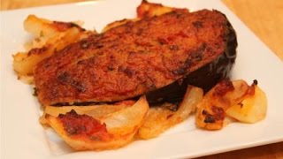 How to make Stuffed Eggplant  Rossellas Cooking with Nonna [upl. by Allisurd]