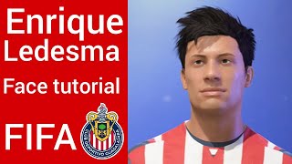 Enrique Ledesma Chivas  Face tutorial  FIFA [upl. by Ozkum]