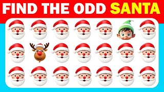 Find the ODD One Out  Christmas Edition 🎅🌲 Emoji Quiz  Easy Medium Hard [upl. by Eeryt]