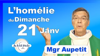 Évangile et homélie du Dimanche 21 Janvier  Avec Mgr Aupetit [upl. by Eilliw]