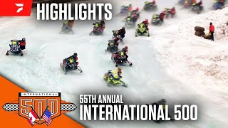 Worlds Most Grueling Snowmobile Race  2024 International 500 [upl. by Eded850]