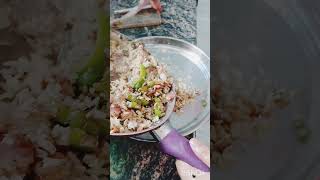 Vegetable fried rice recipe Friend rice at home in 5 minute food testyfish cooking [upl. by Nims72]