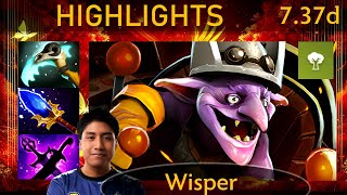 ✨ 737d Wisper Timbersaw KAD  32 KP  94 Offlane Highlights  Dota 2 Top MMR [upl. by Emalee450]