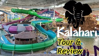 Kalahari Waterpark Resort Wisconsin Dells Tour amp Review with The Legend [upl. by Martsen66]