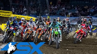 450SX Main Event Highlights  Anaheim 3 2022 [upl. by Fradin]