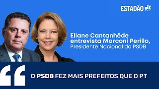 Eliane Catanhêde entrevista Marconi Perillo presidente do PSDB [upl. by Hashum]