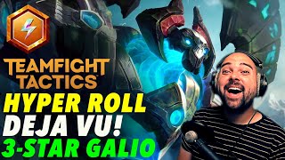 Is Deja Vu Augment with 3Star Galio the best Hyper roll comp Teamfight Tactics TFT Set 12 [upl. by Jeanna]