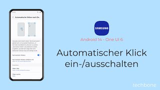 Automatischer Klick einschalten oder ausschalten  Samsung Android 14  One UI 6 [upl. by Alcot]