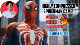 30MB🔥HIGHLY COMPRESSED MARVEL SPIDERMAN GAME WITH HIGH GRAPHICS  DOWNLOAD LINK IN DESCRIPTION [upl. by Hanzelin161]